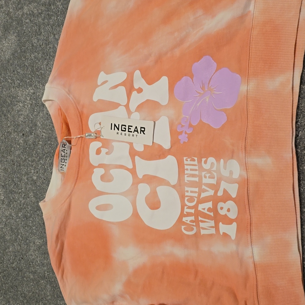 Ocean City Oversized crop sweatshirt
